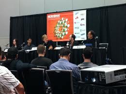 Debating brand roles as publisher SXSW Pulizzi, Kolodny, Tom Ashcroft