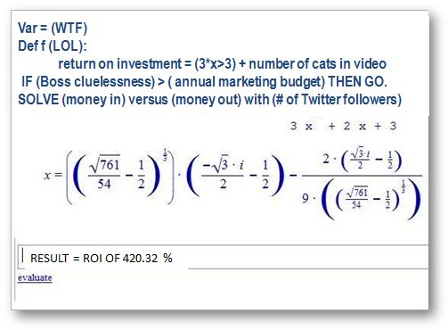 social media roi calculation
