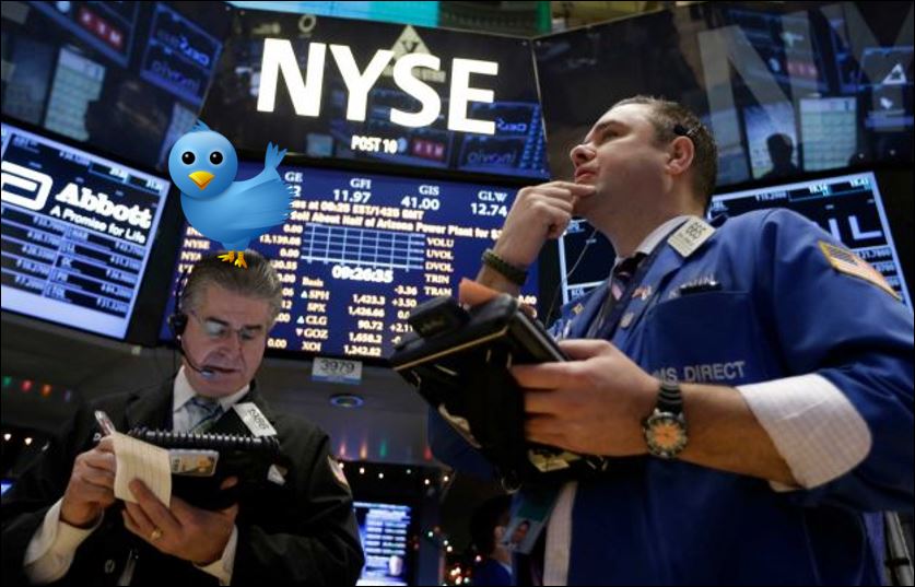 twitter and NYSE