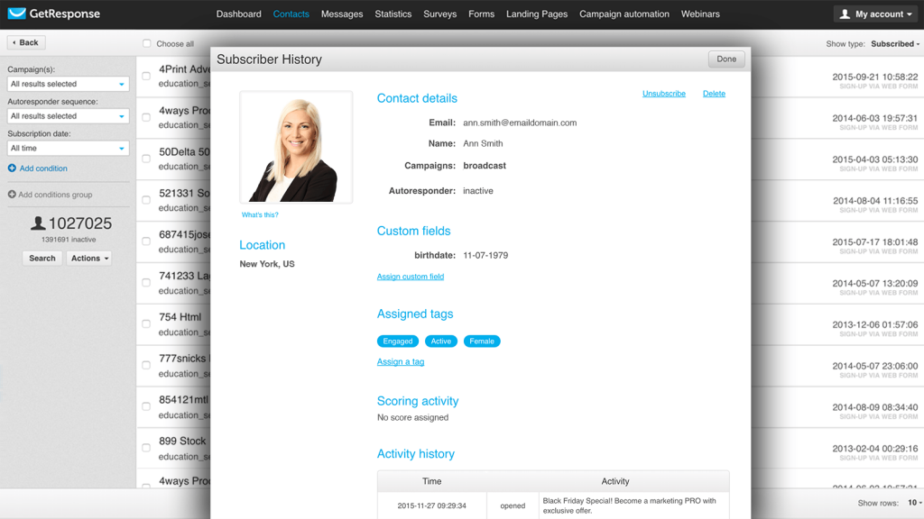 get response marketing automation