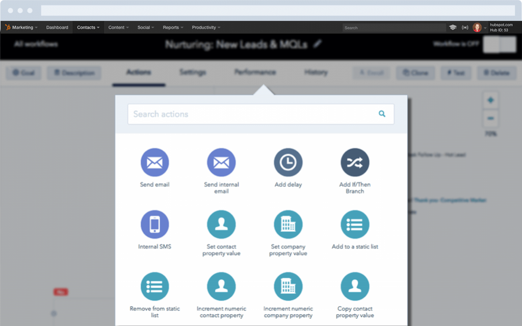 hubspot marketing automation
